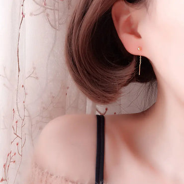 Long Tassel Fashionable Hypoallergenic Earrings for Women-calyuva