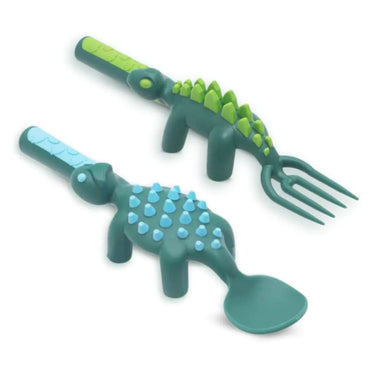 Constructive Eating - Toddler Utensils Made in USA - Silverware for Toddlers - Utensils for Kids - Constructive Eating Utensil Set-calyuva