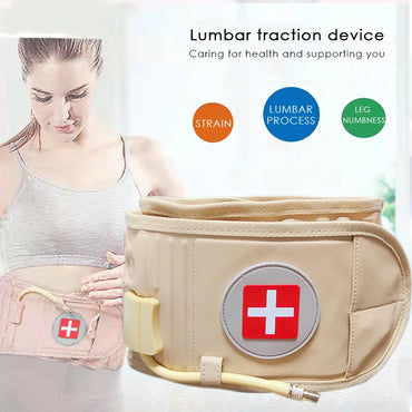 Inflatable Back Support Belt – Lumbar Traction Device for Back Pain & Sciatica Relief-calyuva 